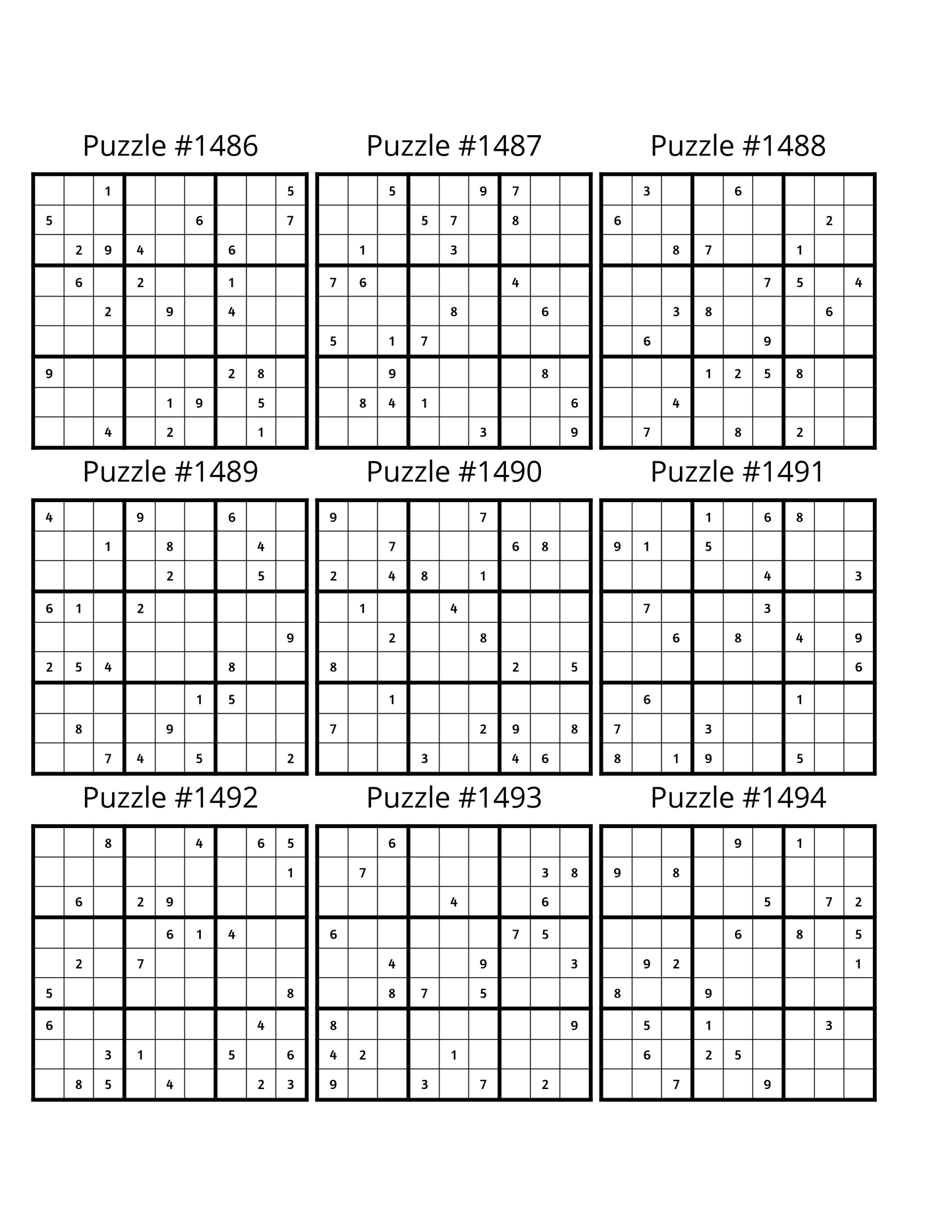 Puzzle Books: Adults Sudoku Hard Puzzles for Adults: 1494 Sudoku Puzzles & Solutions,