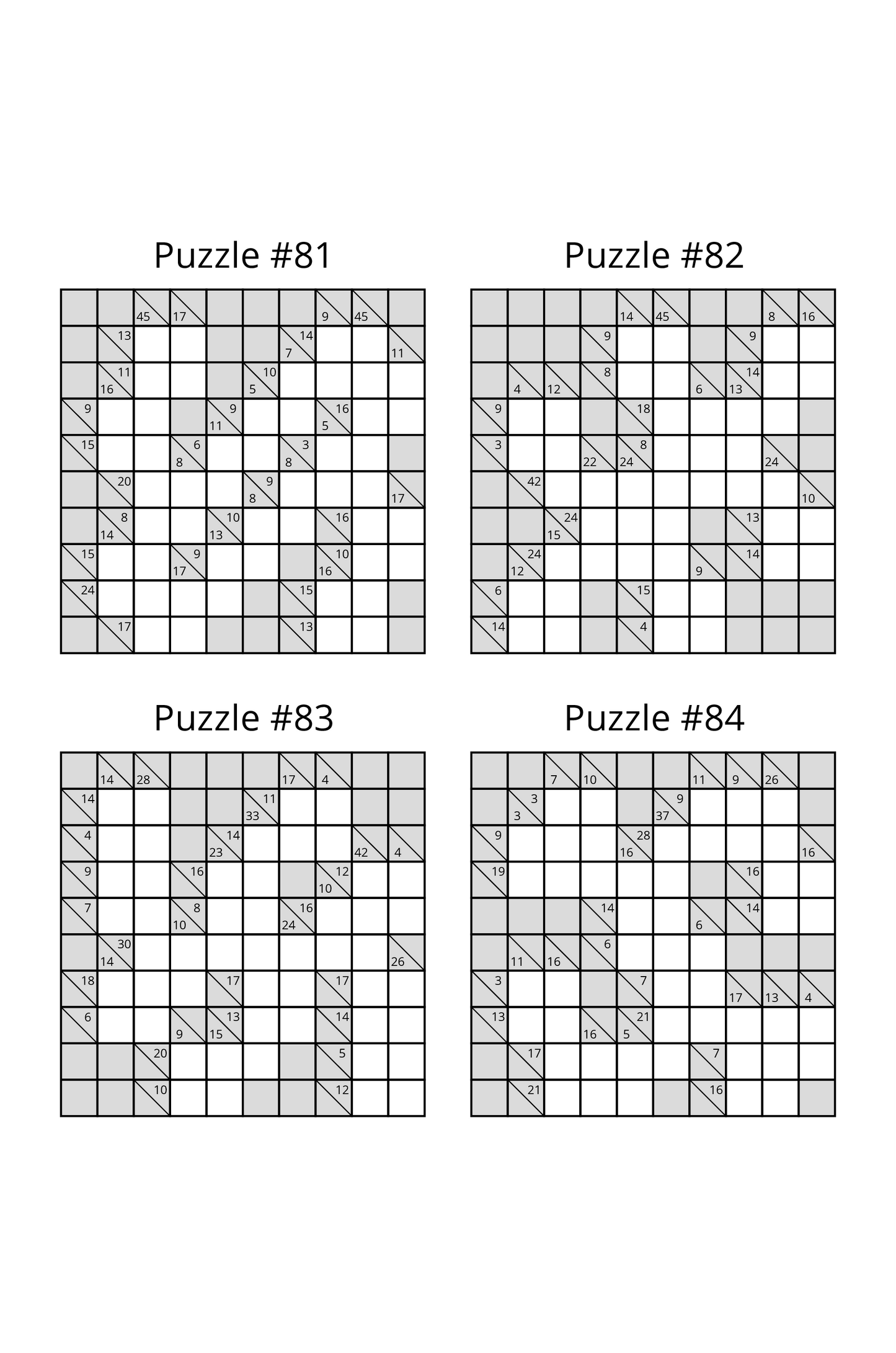 Puzzle Book Adults Kakuro Digital Download