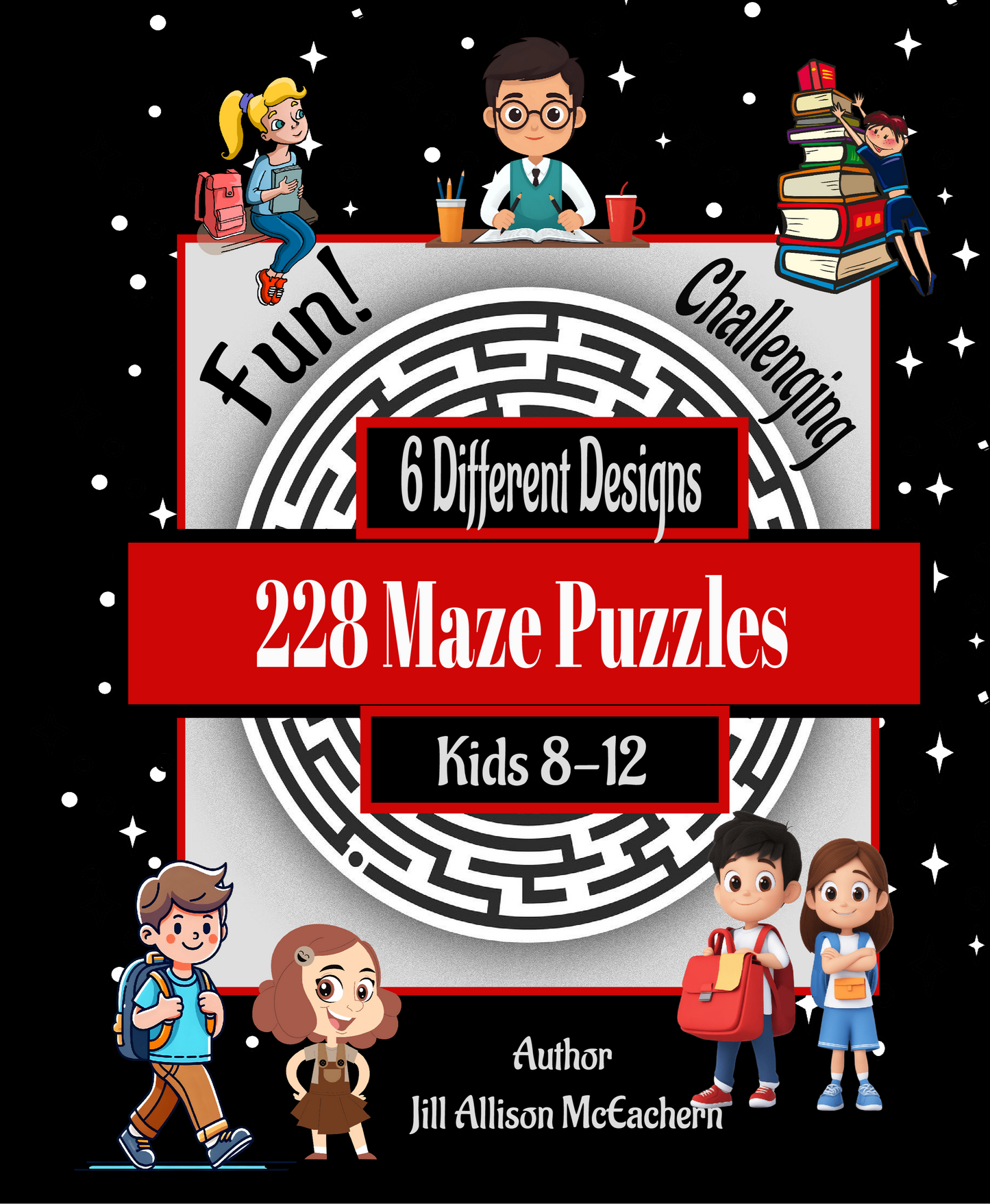 Puzzle Books Adults or Kids Mazes Digital Download