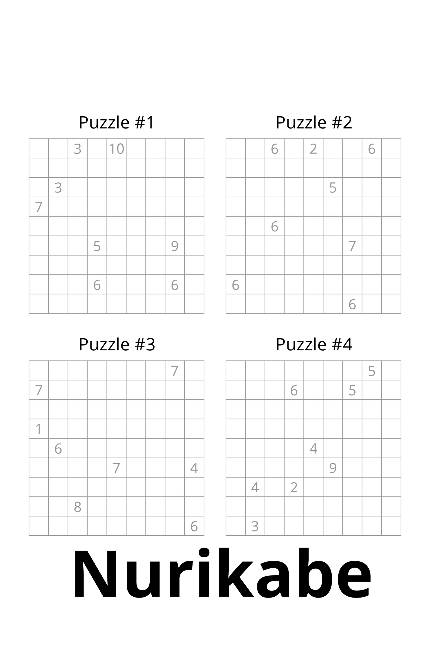 170 Activity Puzzle Book For Kids Ages 8-12 Mindfinder, Sudoku, Nurikabe, Karoku and Mazes Paperback