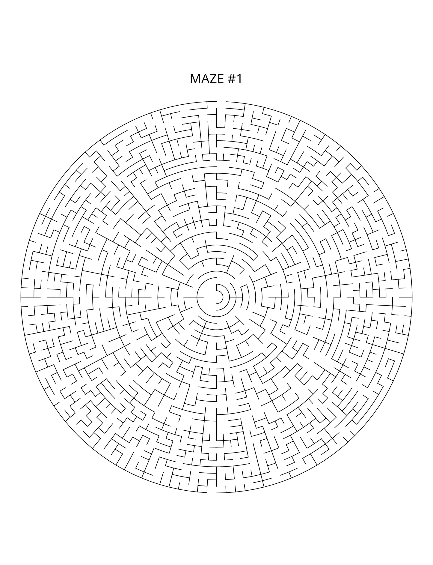 Puzzle Books Adults or Kids Mazes Digital Download