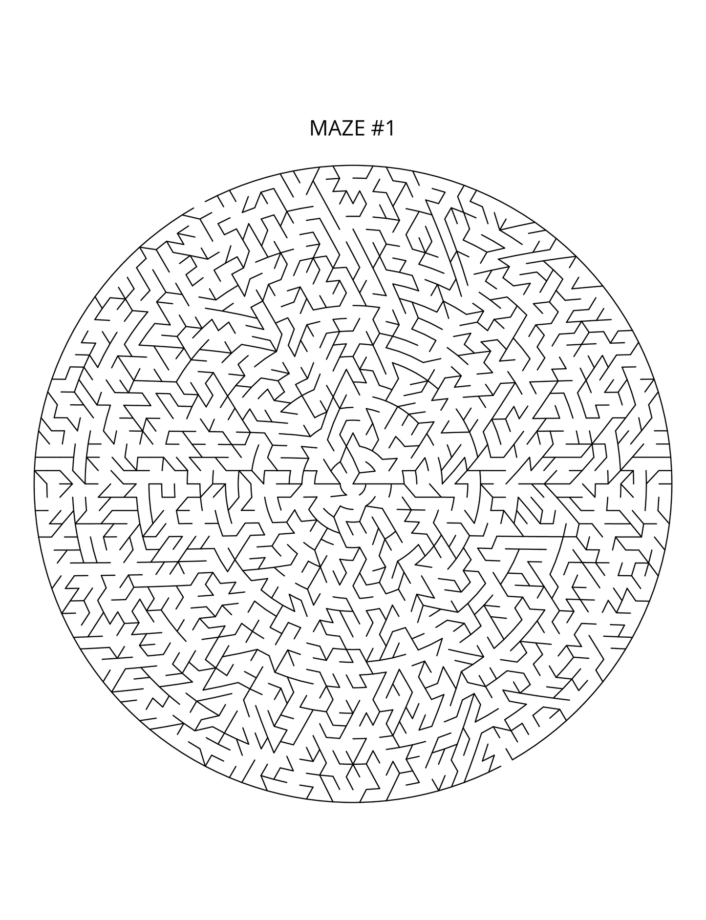 Puzzle Books Adults or Kids Mazes Digital Download