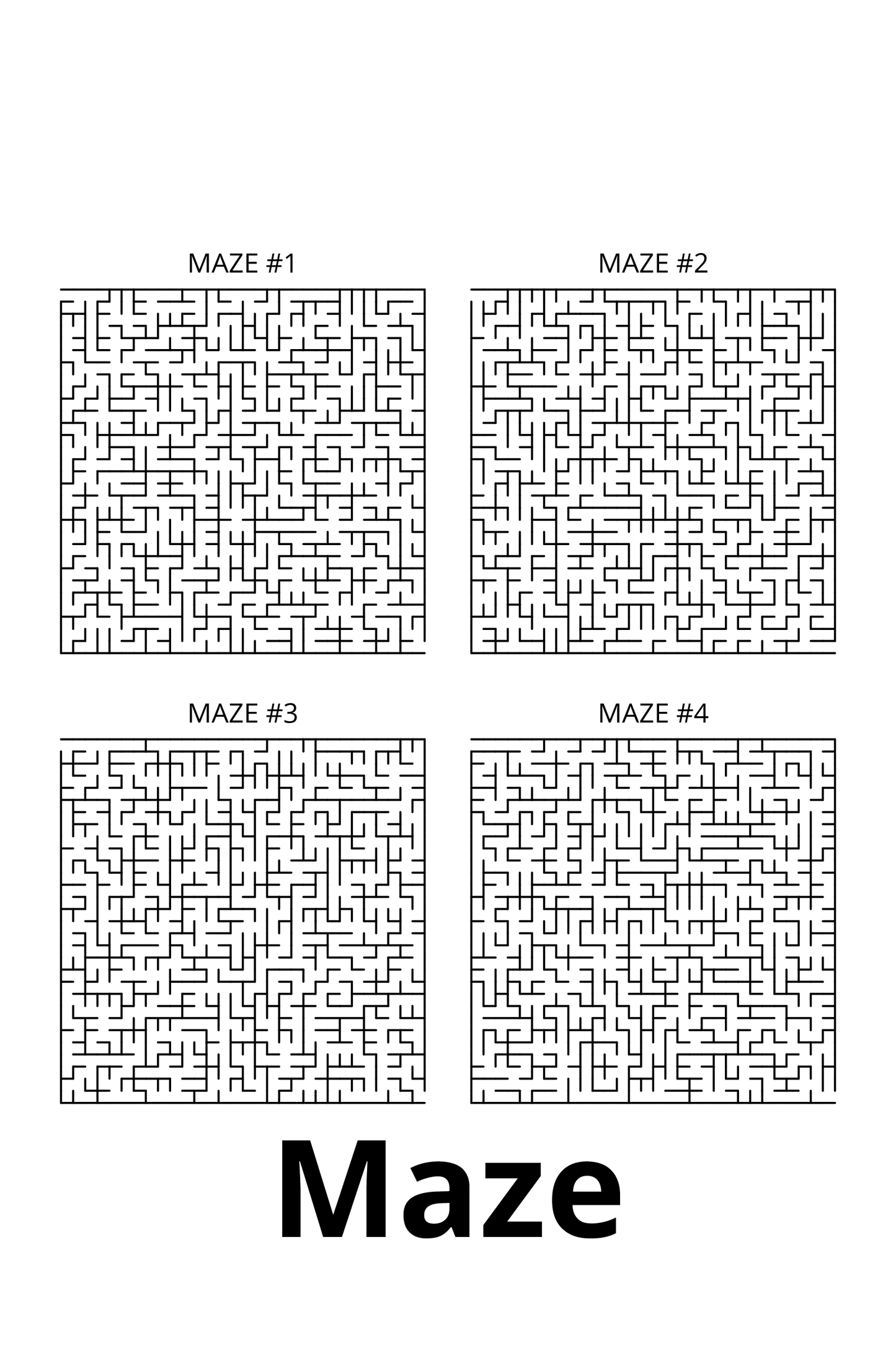 170 Activity Puzzle Book For Kids Ages 8-12 Mindfinder, Sudoku, Nurikabe, Karoku and Mazes Paperback