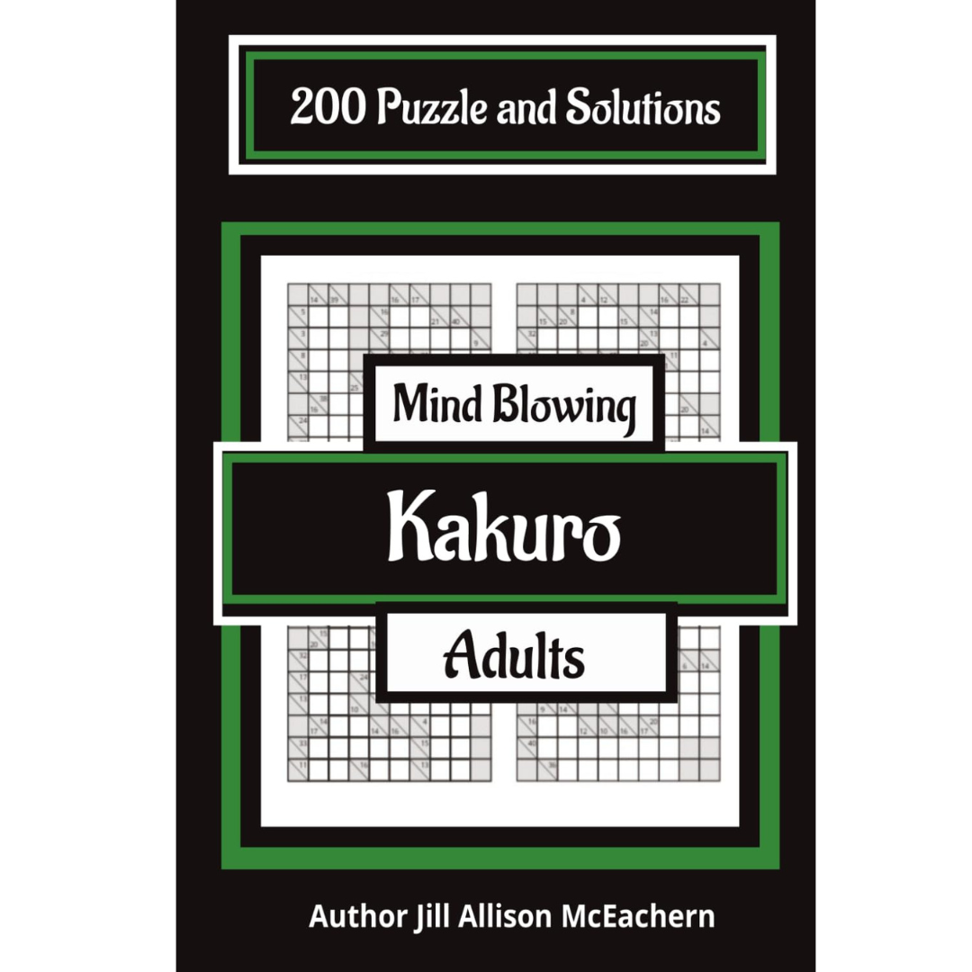 Puzzle Book Adults Kakuro Digital Download